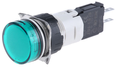 Schneider Electric - XB6AV3BB - Schneider Electric XB6 ϵ ɫ LED ָʾ XB6AV3BB, 16mmֱ, IP65		