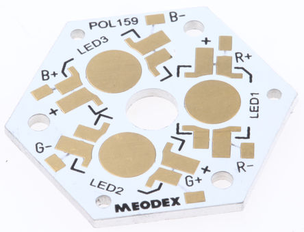 Polymer Optics - 159 - Polymer Optics 159 3 ڵػɫ MCPCB LED ԭͰ, ʹLuxeon I LEDLuxeon III LEDLuxeon K2 LED		