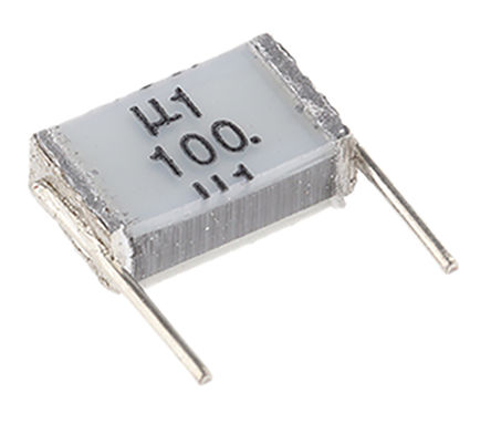 EPCOS - B32560J1104K - EPCOS B32560 ϵ 100nF ͨ PET  (PET) B32560J1104K, 10%ݲ, 100 V ֱ63 V , -55  +100 C		