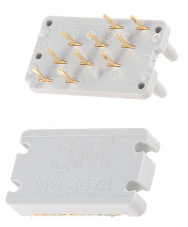 3M - 3474-0005PR - 3M 3400 ϵ 4 10· 1.27mmھ IDC  3474-0005PR		
