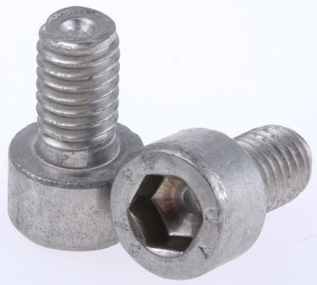 RS Pro - DIN 912 A4 stainless M6x10 - RS Pro   ͷݶ, M6 x 10mm		