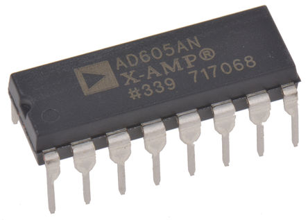 Analog Devices - AD605ANZ - Analog Devices AD605ANZ ˫ ƵѹŴ, , 4.5  5.5 V, 16 PDIPװ		