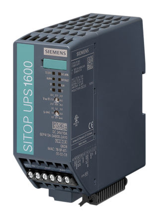 Siemens - 6EP4134-3AB00-2AY0 - Siemens SITOP UPS1600 ϵ 240W DIN 尲װԴ 6EP4134-3AB00-2AY0, 97.7%Ч, 29V dc, 10A, 24V dc 24V dc/		