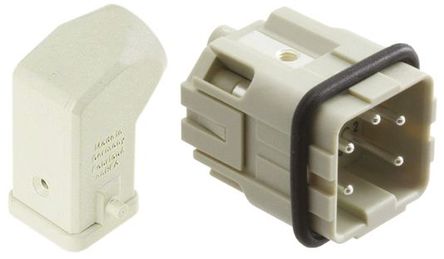 Harting - 09200030620+09200042611 - Harting Han A ϵ 4 + PE  ͷ 󸺺ɵԴ׼ ׼ 09200030620+09200042611, PG11 Ƴߴ, 10A, 230/400 V 		