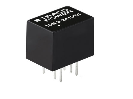 TRACOPOWER - TDN 5-0913WI - TRACOPOWER TDN 5WI ϵ 5W ʽֱ-ֱת TDN 5-0913WI, 4.5  12 V ֱ, 15V dc, Maximum of 333mA, 1.5kV dcѹ		