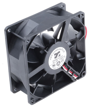 ARX - FD2490-A3151G2AL - ARX CeraDyna ϵ 16.32W 24 V ֱ  FD2490-A3151G2AL, 207.7m3/h, 5300rpm, 92 x 92 x 38mm		