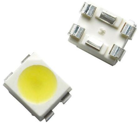 Broadcom - ASMT-QWBF-NKL0E - Broadcom ɫ 7250K LED ASMT-QWBF-NKL0E, 3.3 V, 120 ӽ, 4  PLCC 4 װ		