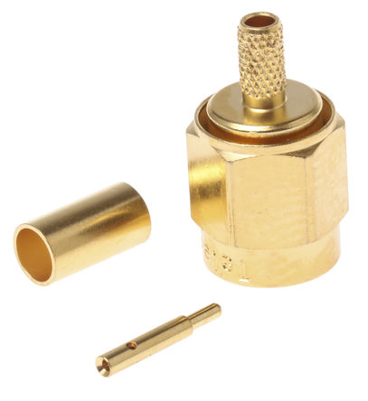 Telegartner - J01150A0011 - Telegartner J01150A0011 50 °װ SMA  ͷ, Ӷ˽, RG174/U, RG188 A/U, RG316/U		