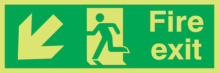 Signs & Labels - FX04011M - Signs & Labels FX04011M PET ɫ/ɫ Ӣ ȫ־ “ȫ“, 450 x 150mm		