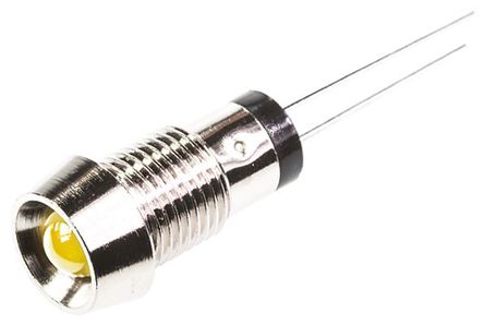 Marl - 573-511-04 - Marl 573-511-04 5 mm  ɫ LED ָʾ, ŽӶ, 8mmװ׳ߴ, 2.8 V		