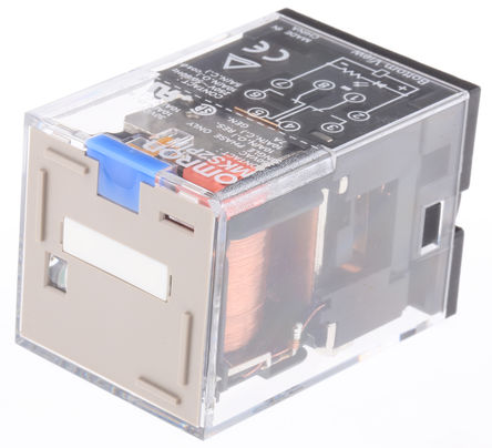 Omron - MKS2PIN DC24 - Omron MKS2PIN DC24 ˫˫ PCB װ Ǳ̵, 10 A, 24V dc		