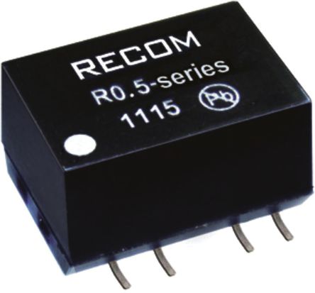 Recom - R0.5Z-2405 - Recom R0.5Z ϵ 0.5W ʽֱ-ֱת R0.5Z-2405, 5V dc, 100mA, 2kV dcѹ, 50%Ч, SMDװ		