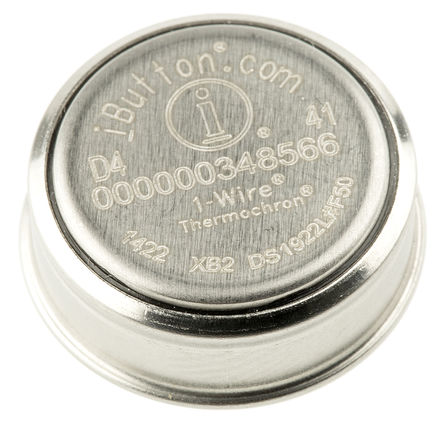 Maxim - DS1922L-F5# - Maxim DS1922L-F5# 16 λ ¶ȴ, 0.5Cȷ, 1 ߽ӿ, 3  5.25 VԴ, -40  +85 C¶, 2 F5 MicroCanװ		