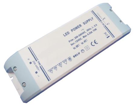 RS Pro - ECP75-12VL - RS Pro LED  ECP75-12VL, 200  240 V, 12V, 6.25A, 75W		