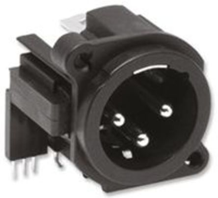 Amphenol - AC3MAH4-SW-B - Amphenol 3· ֱ  ͨ XLR  AC3MAH4-SW-B, ƽ, 133 V		