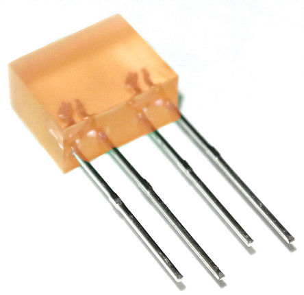 Kingbright - L-835/2SEDTK - Kingbright  ɫ LED ʾ L-835/2SEDTK, 250 mcd, ͨװװ		