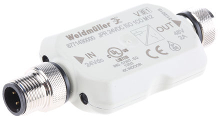 Weidmuller - JPR 24VDC ISO 1CO M12 -8771430000 - Weidmuller ģ źŵ 8771430000, ģ, 24 V ֱ Դѹ		