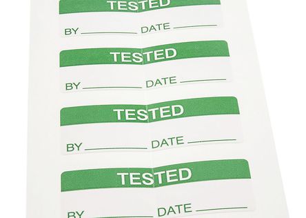 RS Pro - 7824544 - RS Pro 7824544 170װ Ԥӡճǩ, 38mm, 13mm Tested		