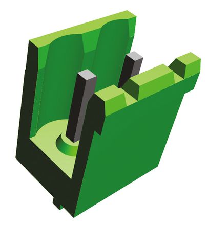 TE Connectivity - 282825-2 - TE Connectivity Buchanan ϵ 5.08mm ھ 2 ·  ɫ ֱ PCB  282825-2, 尲װ, Ӷ˽		