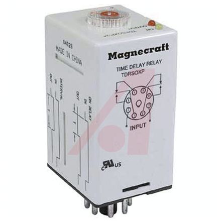 Schneider Electric - TDRSOXP-24V - Schneider Electric TDRSOXP ϵ ๦ ʱ̵ TDRSOXP-24V, 0.1   10 Сʱ, 8, DPDT, 24 V /ֱ		