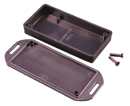 Hammond - 1551LFLBK - Hammond 1551 ϵ IP54 ABS  1551LFLBK, , 80 x 40 x 15mm		