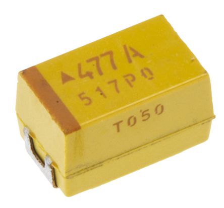 AVX - TPSE477K010R0050 - AVX TPS ϵ 470F 10% SMD  TPSE477K010R0050, 10 V ֱ, 7343-43 װ, 50m ESR, +125C		
