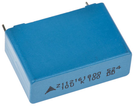 EPCOS - B32524Q1106K - EPCOS B32521B32524 ϵ 10F ͨ   (PET) B32524Q1106K, 10%ݲ, 100 V ֱ63 V , -55  +125 C		