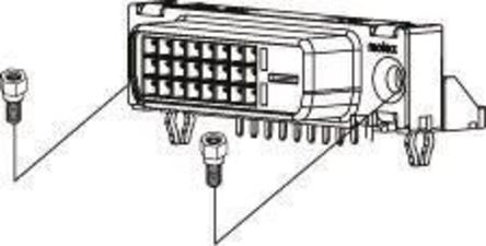 Molex - 74320-9000 - Molex MicroCross 74320 ϵ 1.91mm ھ 24 · ֱ ͨװװ DVI ӡˢ· D-Sub   74320-9000		