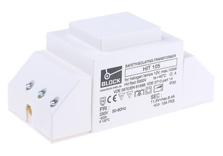 Block - HIT 105 - Block 105W  ѹ HIT 105, :230V ac, μ:11.5V ac		