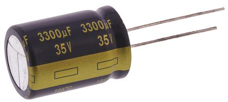 Panasonic - EEUFK1V332S - Panasonic FK  ϵ 35 V ֱ 3300F ͨ  EEUFK1V332S, 20%ݲ, +105C		