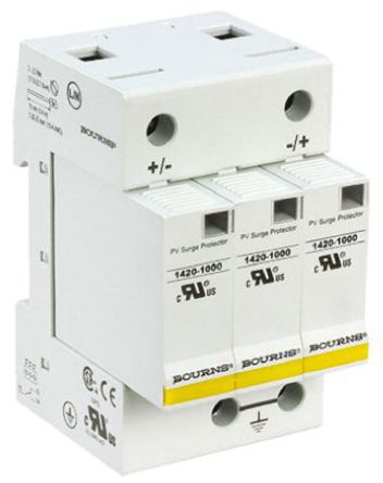 Bourns - 1420-PV-1000 - Bourns 1420 ϵ 1200 V ֱ 40kA ӿ 1420-PV-1000, DIN 찲װ, 54 x 67 x 90mm		