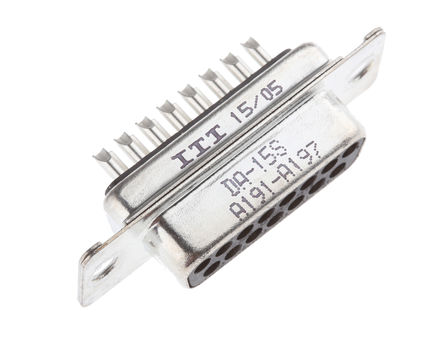 ITT Cannon - DA-15S-A191-A197 - ITT Cannon ORIGINAL D ϵ DB15 15 · 尲װ  D-sub   121073-2306 D, 5A		
