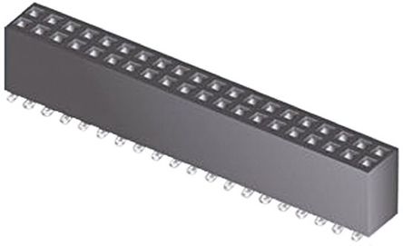 Samtec - SFMC-106-02-SM-D - Samtec 2 12· ֱ 1.27mmھ װ ӡˢ· SFMC-106-02-SM-D, Ӷ˽, 		