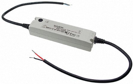 Mean Well - PLN-20-24 - Mean Well LED  PLN-20-24RS, 127  392 V ֱ90  277 V , 24V, 800mA, 19.2W		