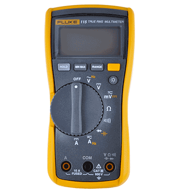 Fluke - FLUKE-115 EUR - Fluke 115 600V ac, 10A ac ñ, 600   40 M, 1000 nF  9999 F		