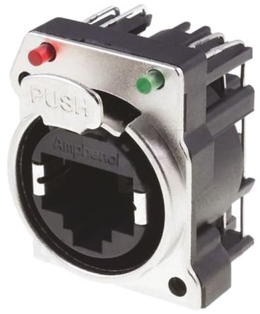 Amphenol - RJX8FB5HRGB - Amphenol 8· ֱ  ͨ XLR  RJX8FB5HRGB, ƽ, 125 V 		