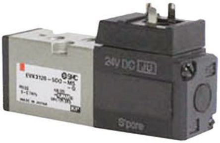 SMC - EVK3120-5DO-M5-Q - SMC VK3000 ϵ 147nl/min  M5 x 0.8 ѹ / Ʒ EVK3120-5DO-M5-Q, װ, 24V dcȦѹ, 0  0.7Mpa		