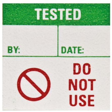 Brady - Y166822 - Brady Y166822 50װ Ԥӡճǩ, 38mm, 38mm		