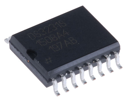 Maxim - DS3231S# - Maxim DS3231S# ʵʱʱ (RTC), õء, I2C, 16 SOICװ		
