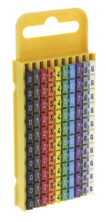 HellermannTyton - 561-05050 - HellermannTyton WIC ϵ 100װ  Ϲ̶ ±ʶ 561-05050, 3mm, 8 mm, 4.3  5.3mmֱ, ӡ"0  9"ͼ		