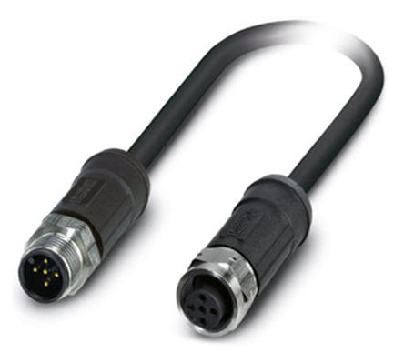 Phoenix Contact - 1410467 - Phoenix Contact 1410467 IP65, IP67, IP68, IP69K M12  M12 4 о , 4 A 60 V 0.25źţmm20.34Դmm20.38ߣmm2		