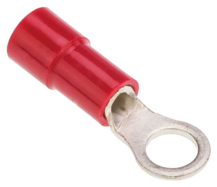 RS Pro - RVYS1-4 - RS Pro, ɫ Ե о ѹӶ RVYS1-4, M4 ˨, 4.3mmڻֱ, 20.4mmܳ		