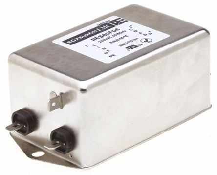 Roxburgh EMC - RES80F06 - Roxburgh EMC RES80 ϵ 6A 250 V , DC to 400Hz ̰װ RFI ˲ RES80F06, Fast-OnӶ		