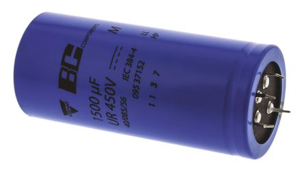 Vishay - MAL209537152E3 - Vishay 95 ϵ 450 V 1500F ͨ  MAL209537152E3, 20%ݲ, 71m(ֵ), +85C		