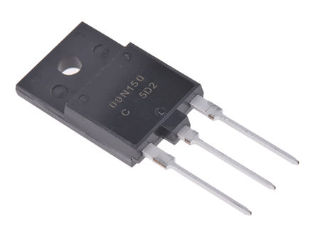 ON Semiconductor - NDUL09N150CG - ON Semiconductor N Si MOSFET NDUL09N150CG, 9 A, Vds=1500 V, 3 TO-3PFװ		