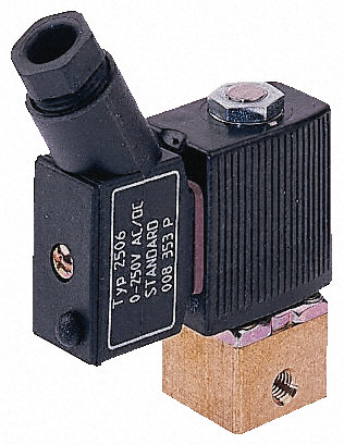 Burkert - 134092 - Burkert 6011 ϵ 2˿ ͭ ŷ 134092, 12 bar, 1/8in˿, NC, 24 V 		