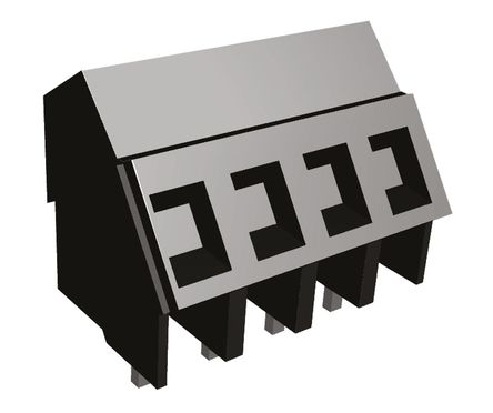 TE Connectivity - 796689-4 - TE Connectivity Buchanan ϵ 5mm ھ 4 · ĸ ɫ ֱ ӡˢ·߶ӿ 796689-4, 尲װ, Ӷ˽		