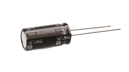 Panasonic - ECA1EHG102 - Panasonic NHG ϵ 25 V ֱ 1000F ͨ  ECA1EHG102, 20%ݲ, +105C		