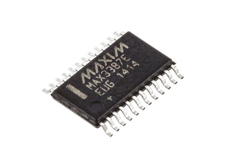 Maxim - MAX3387EEUG+ - Maxim MAX3387EEUG+ 250kbps ·շ, EIA/TIA-232RS-232V.24V.28ӿ, 3-TX 3-RX 3-TRX, 3  5.5 VԴ, 24 TSSOPװ		