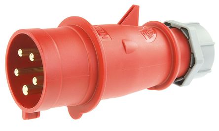 Mennekes - 322 - Mennekes ɫ 5P ҵԴ °װ ͷ 322, 32A, 400 V, IP44, ෴		